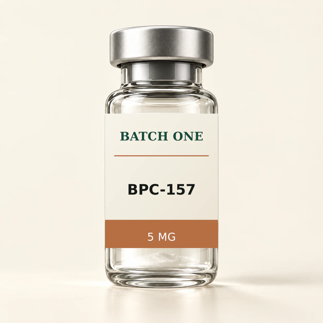 BATCH ONE BPC-157 5 MG research material vial